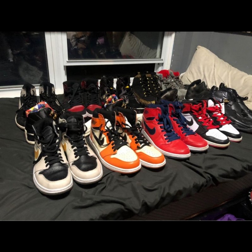Lot of 11 Nike Air Jordan shoes size 11